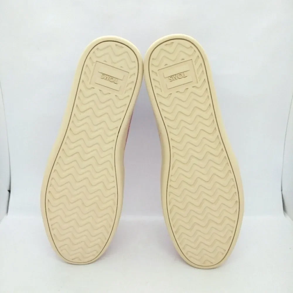 Toms Pink Suede Slip On Shoes Women's‎ Size 6
